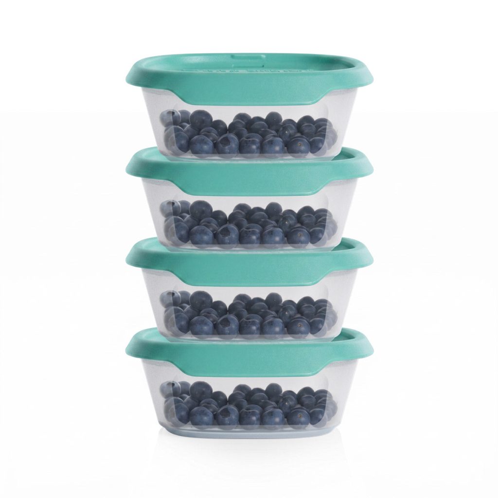 One Touch Fresh® Small Square Set | Meal Prep & Food Storage Containers