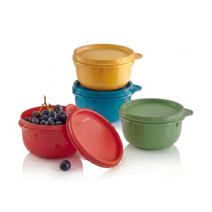 Tupperware® Ideal Lit’l Bowls | Kids Snack Storage | Set of 4 with Lids